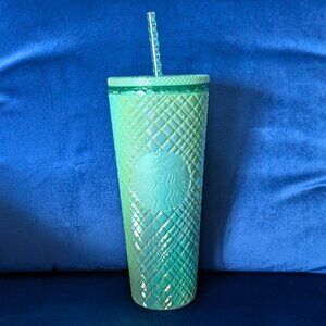 Starbucks 24oz Tumbler Cup - Mint Green Iridescent